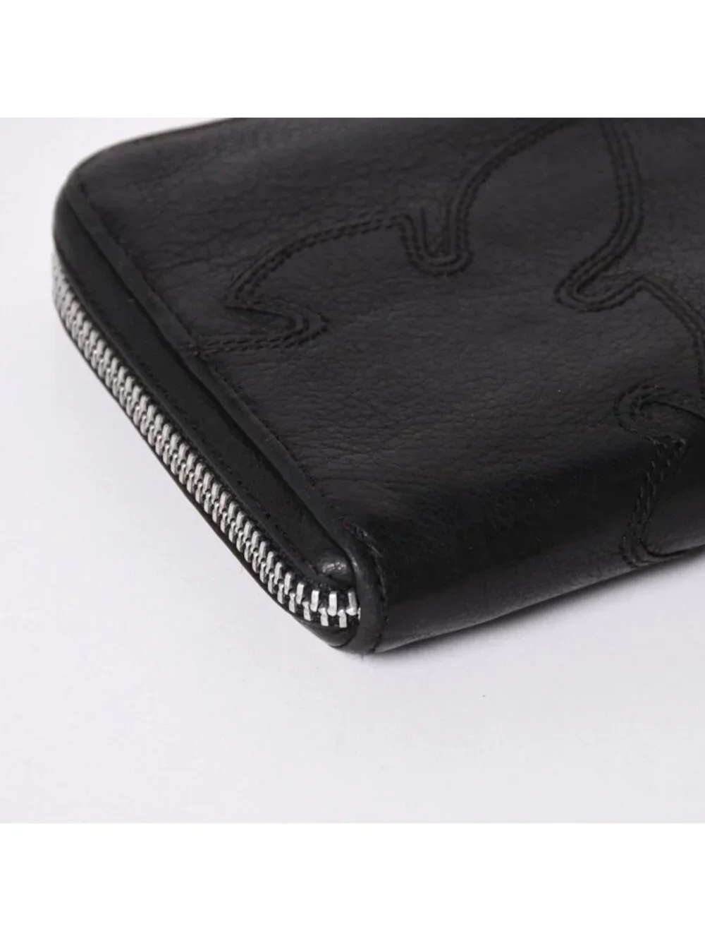 Chrome Hearts Rec Zip Double Flairnie Round Zip Wallet Destroy Dagger Zip 925